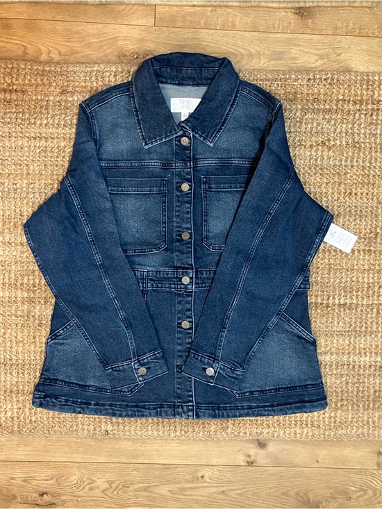 Time and Tru Jackets & Blazers - New In Plastic -Time and Tru Women's Denim Utility Jacket-Medium Wash Size XL